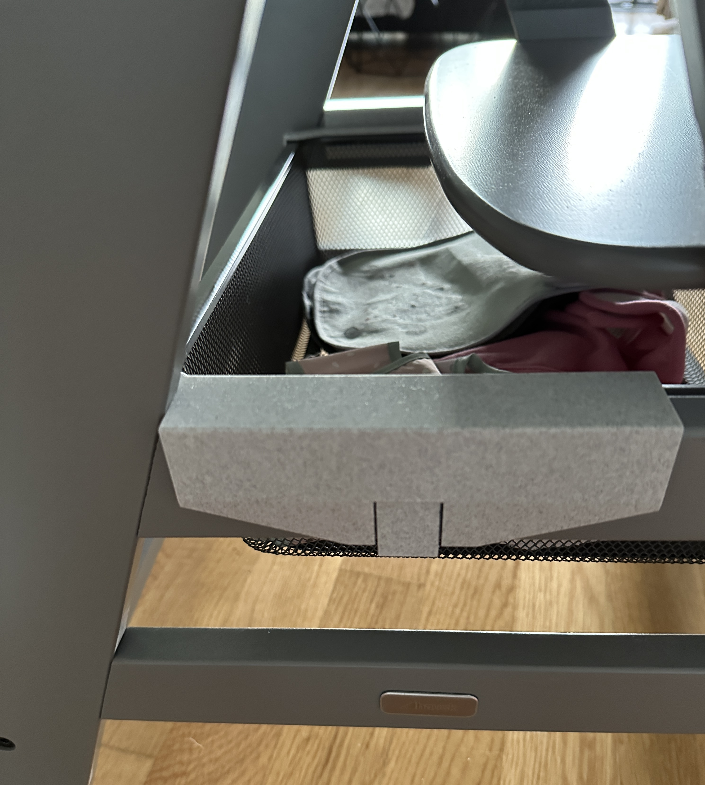 Extended Trofast Rail for Hauck Alpha & Beta with endstop v2 by