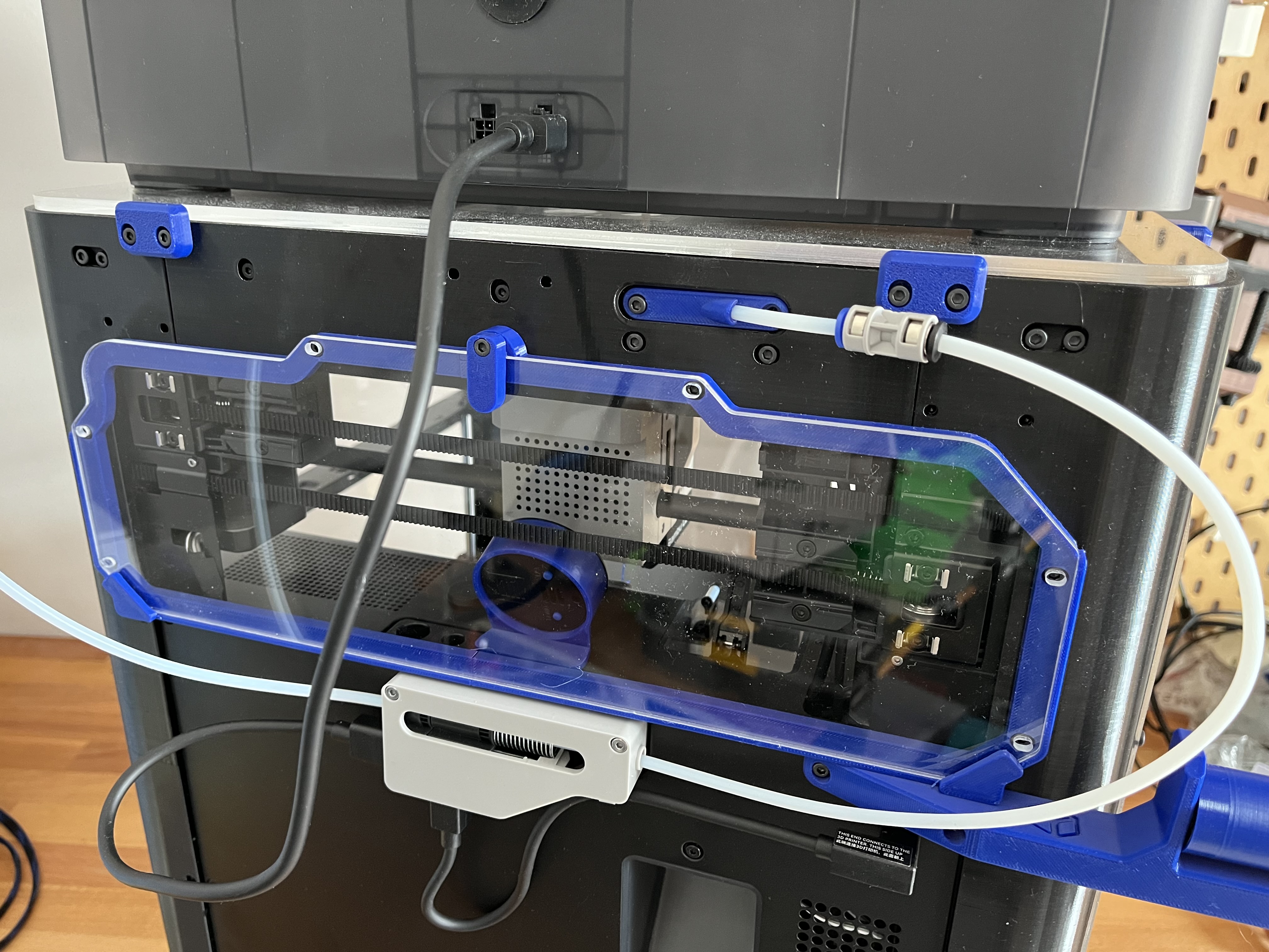 BambuLab P1P - ARC Enclosure - rear panel - easy opener