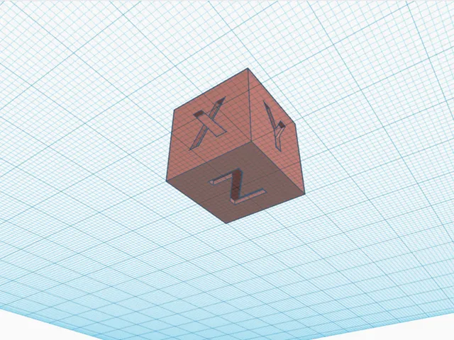 top & bottom Calibration Cube