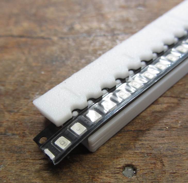 SMD surface mount tape holder for manual assembly by mikeselectricstuff