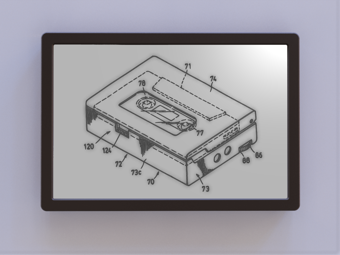 Cassette Player Patent Art