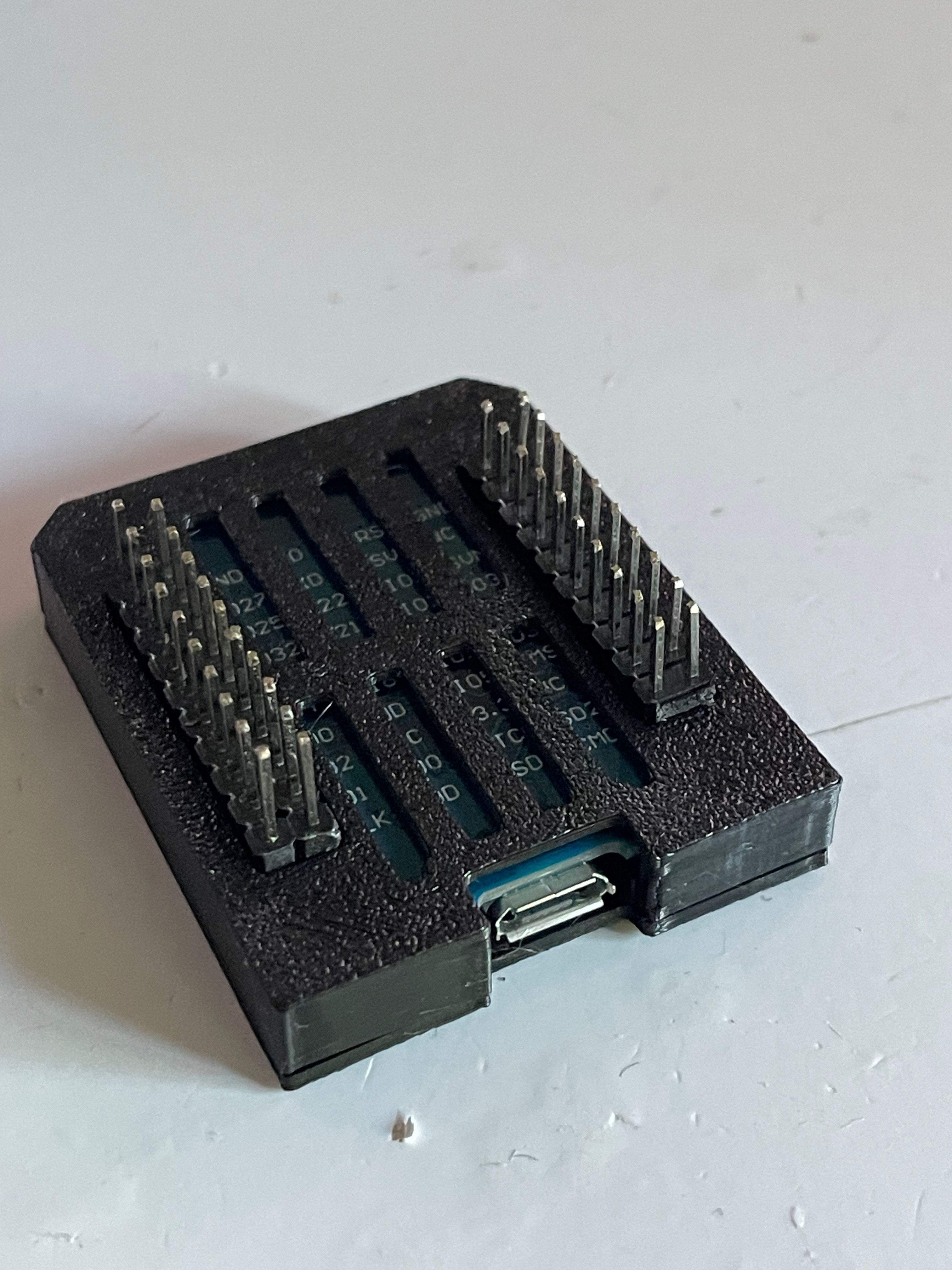 ESP32 D1 Mini Case Bottom with Pin Access