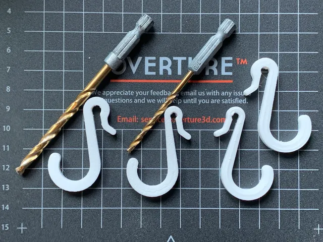 Simple Hooks for Wire Shelving, 5mm and 3.5mm wire