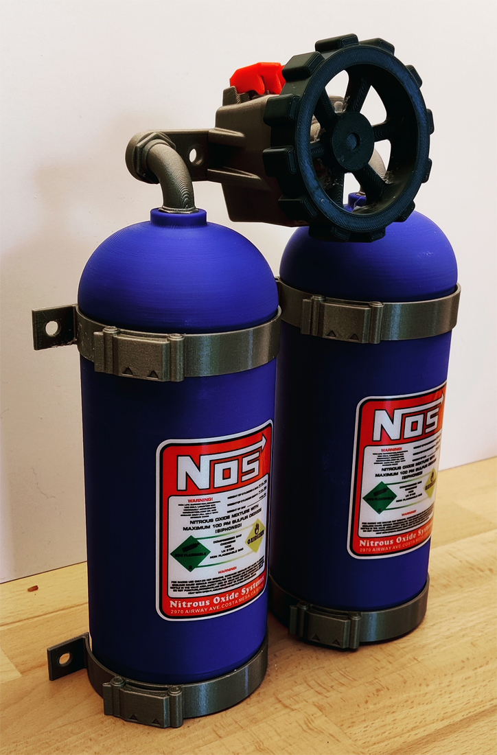 Dual bottle NOS system by Poulpi Download free STL model