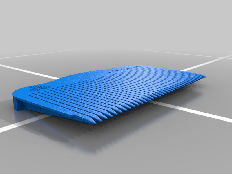 Miniatura 3 do modelo 3D Teasing Comb | Clipper Comb