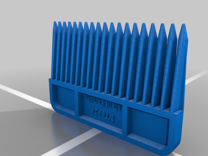 Miniatura 4 do modelo 3D Teasing Comb | Clipper Comb