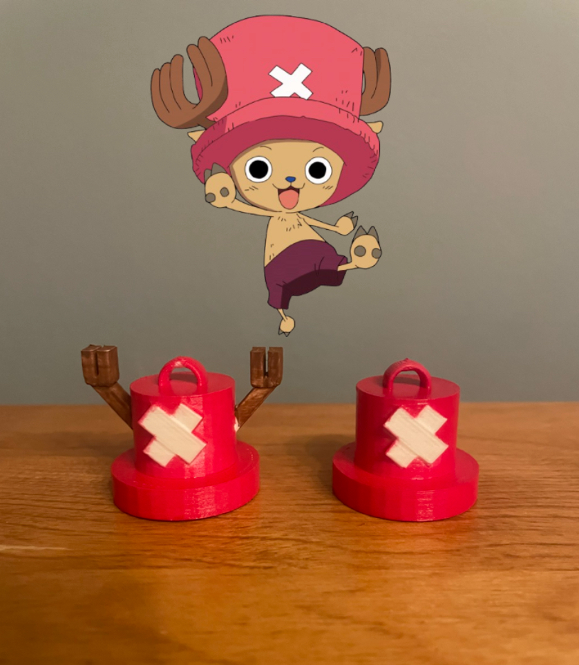 One Piece Chopper Hat Keychain