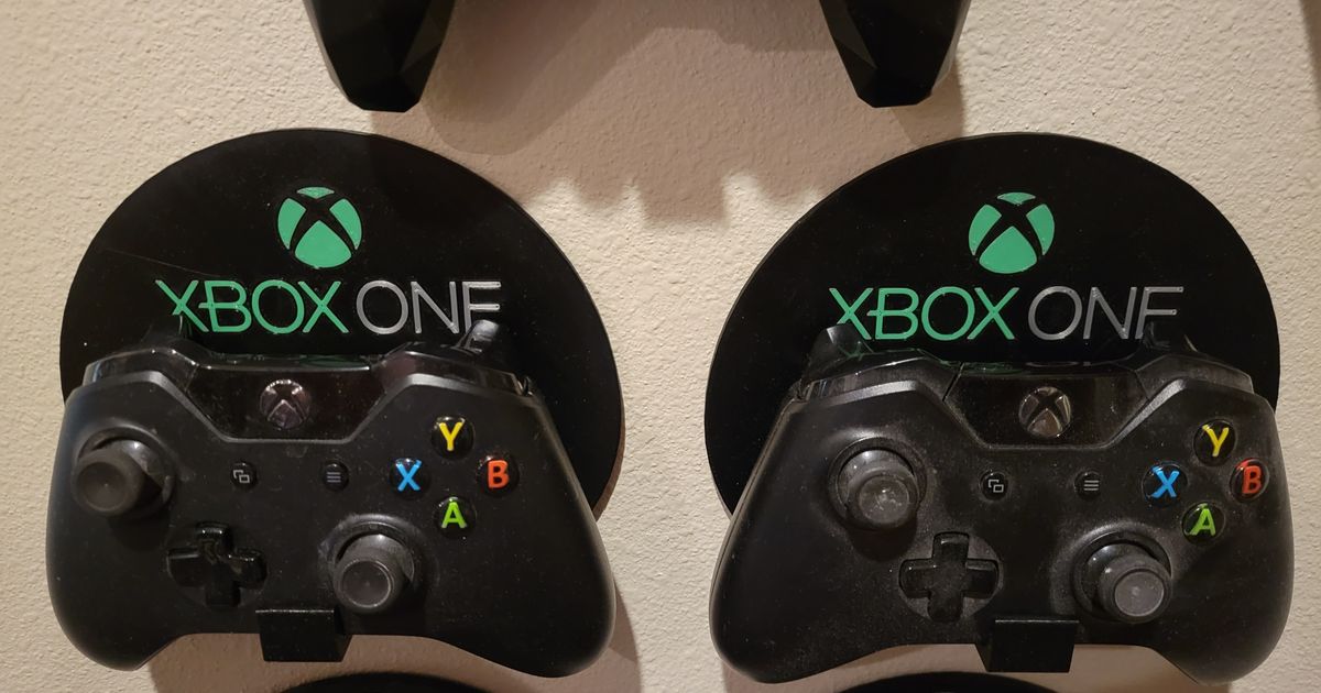 Xbox One Controller Wall Mount by Shabubu Download free STL model