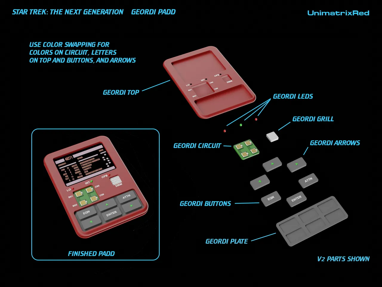 Star Trek TNG Small PADD Variants by ???????????? 