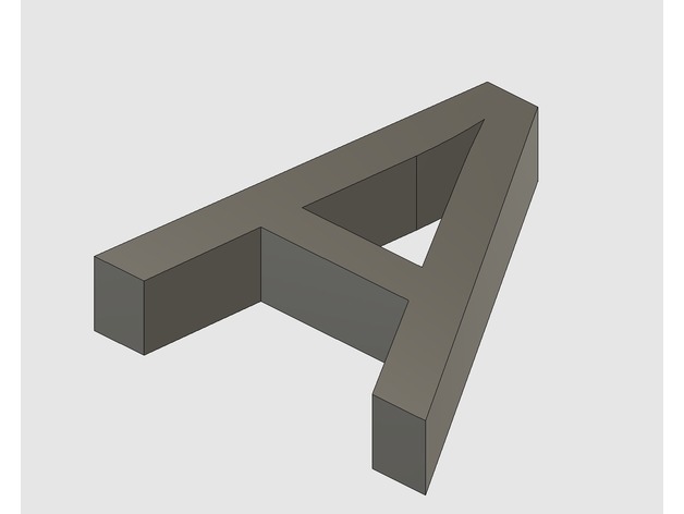 Letters / Buchstaben A - Z [Arial]