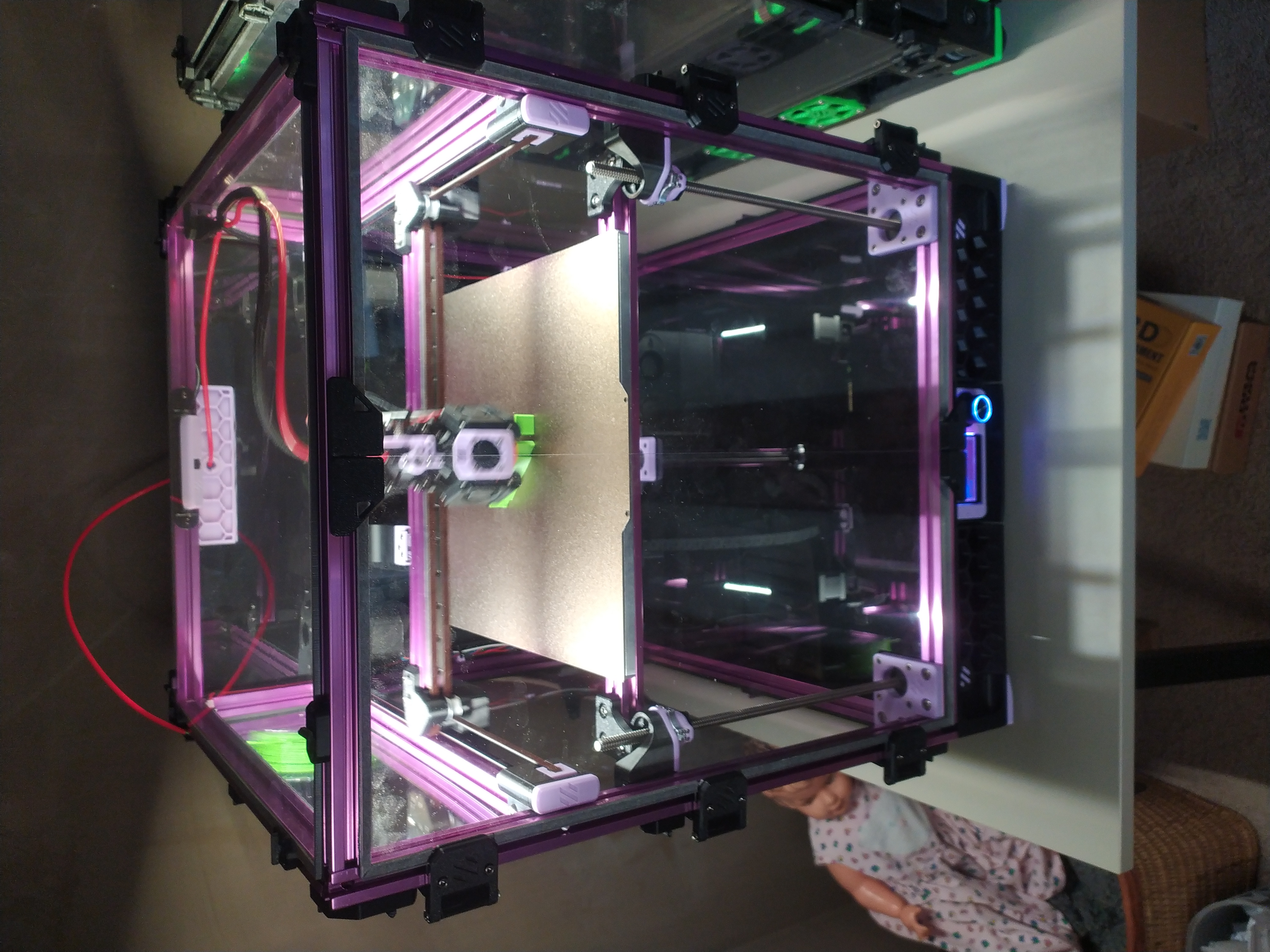 Invisible LED strip mount 2020 extrusions