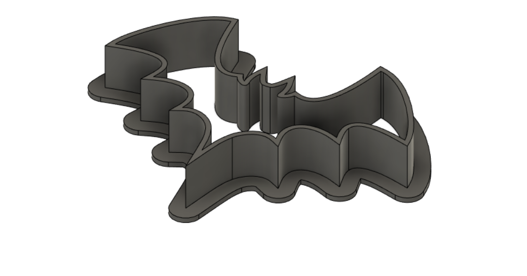 Halloween Bat cutter cookie, playdough, fondant, polymer clay by