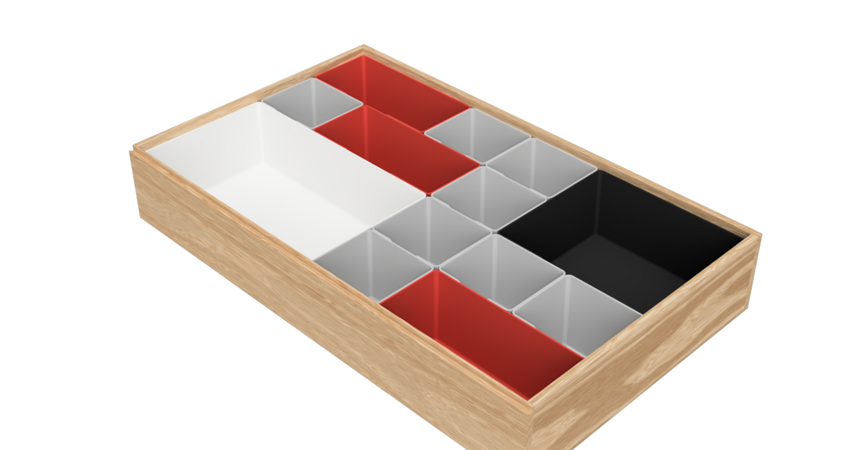 Drawer Organizer for IKEA PAX Komplement 100x58 by mortenhauan