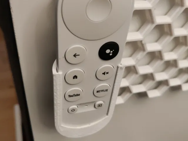 chromecast remote holder - Honeycomb wall