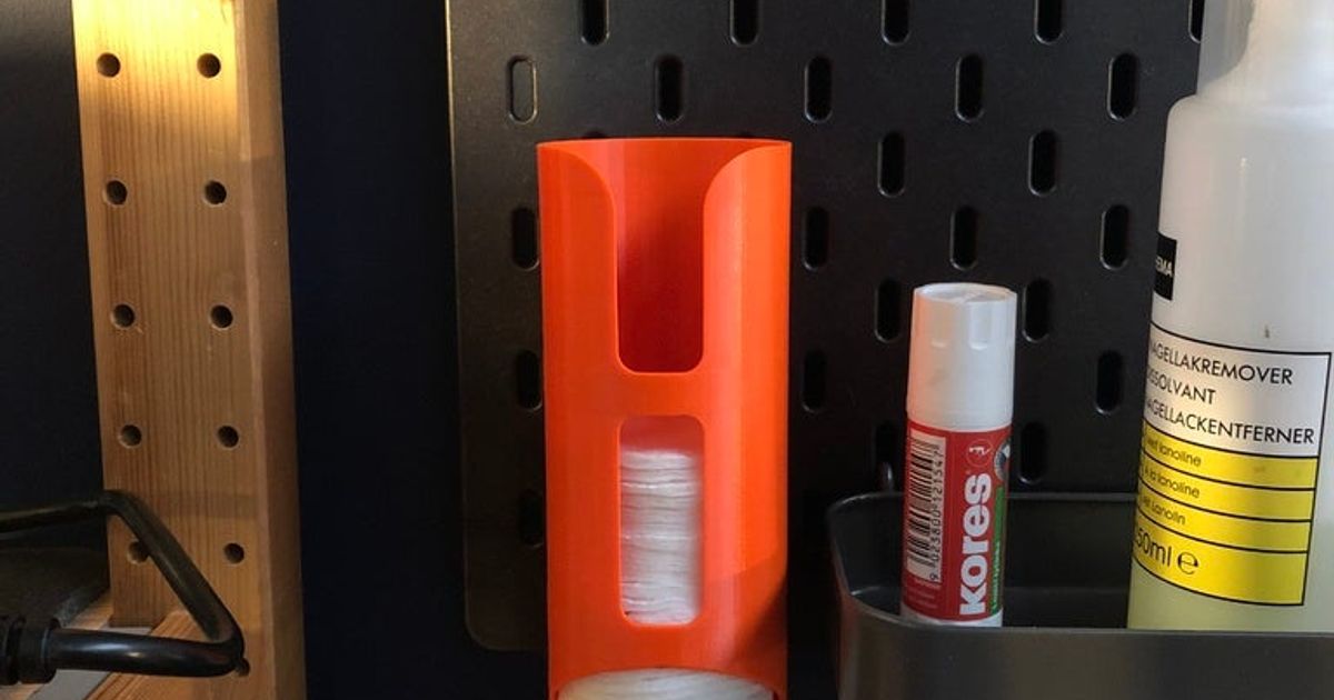 IKEA SKÅDIS cotton pads dispenser by Timo Download free STL model