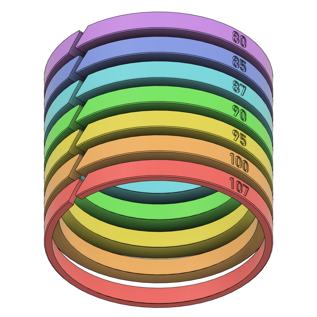 donuts for 114mm Mattebox