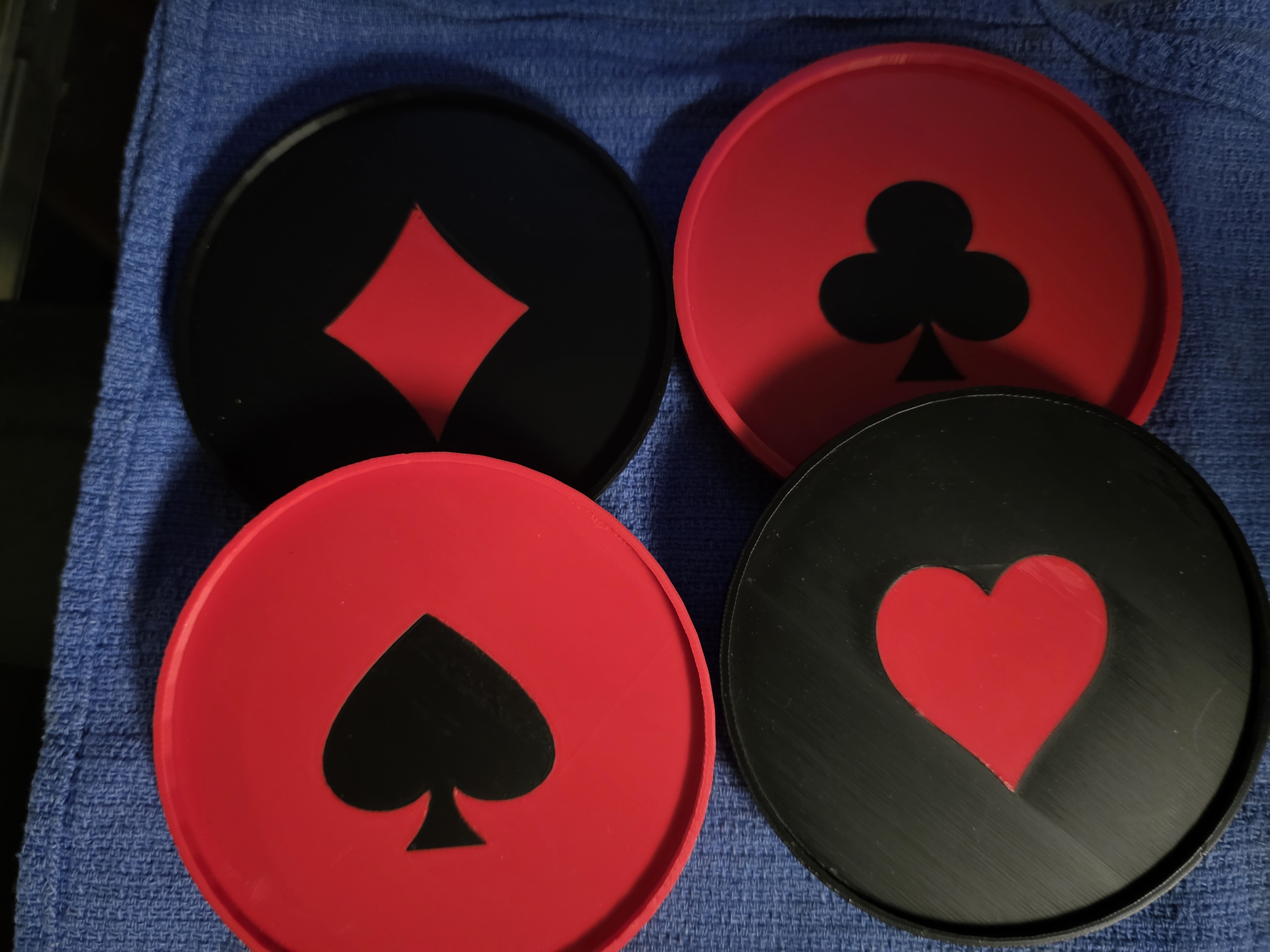 POKER NIGHT DRINK COASTERS