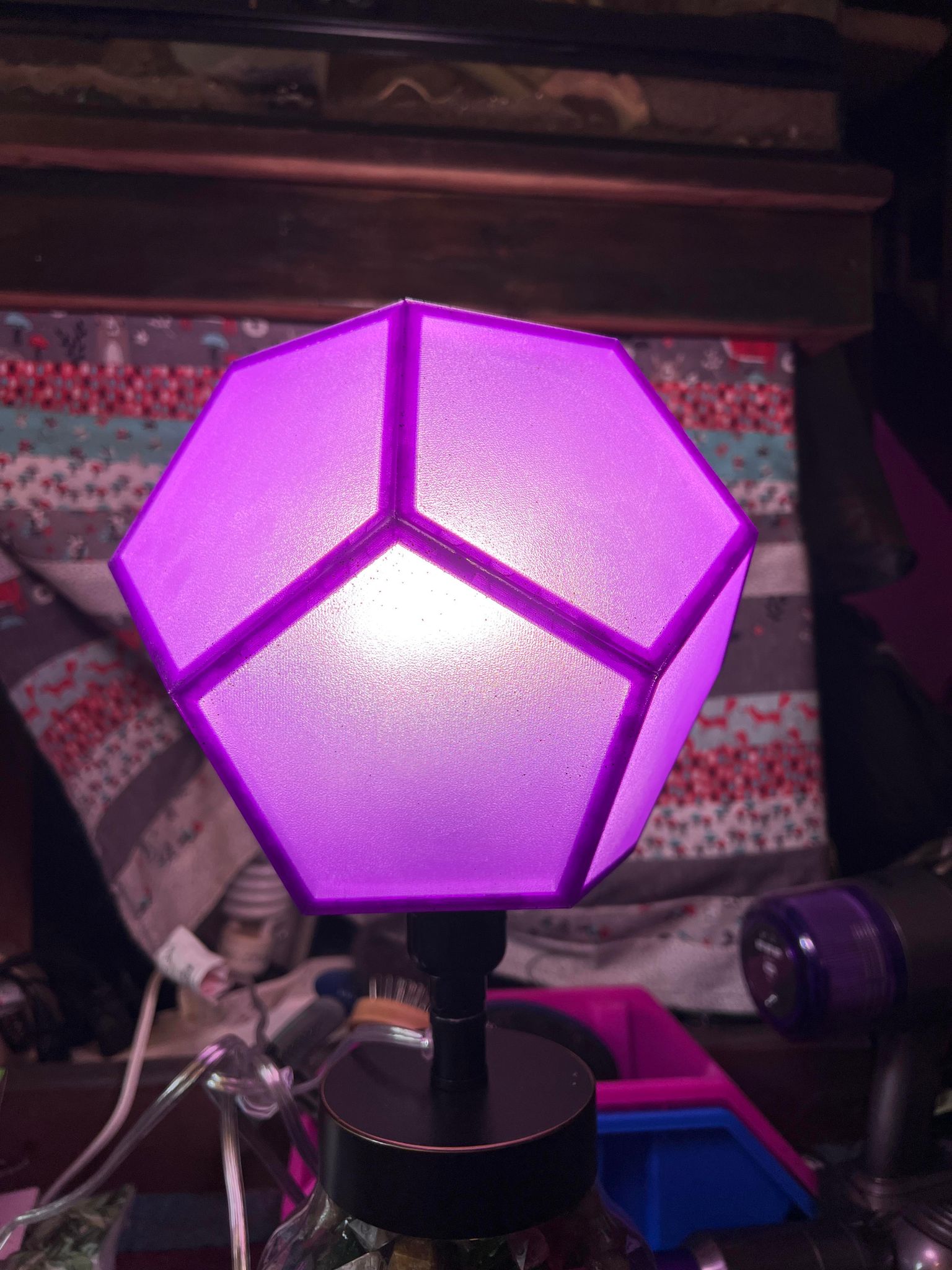 Dodecahedron Lampshade Resized Base For E26 Bulbs By NatureGoblin dodecahedron-lampshade-resized-base-for-e26-bulbs-by-naturegoblin