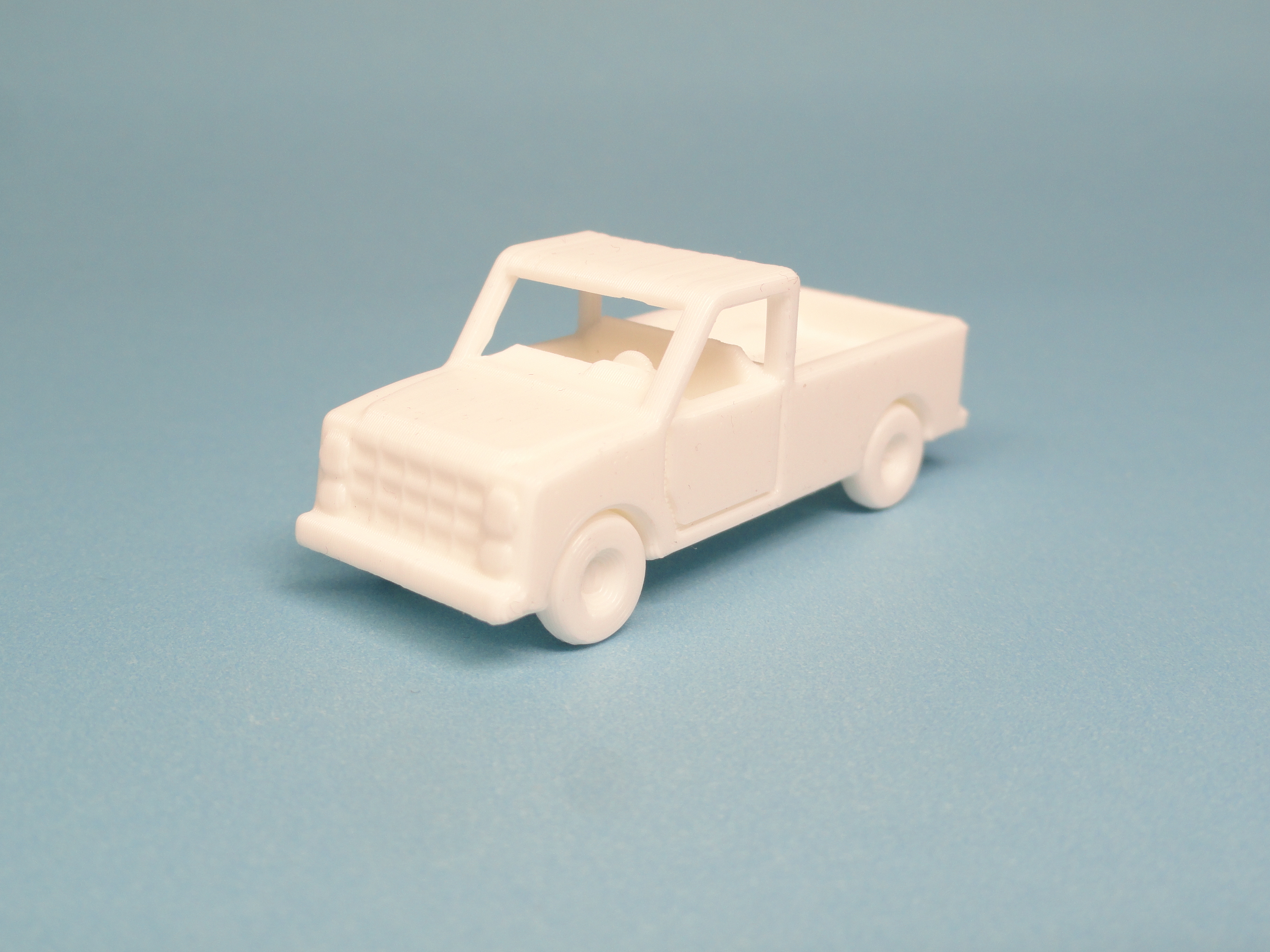 Pickup Truck | Print-in-Place Miniature