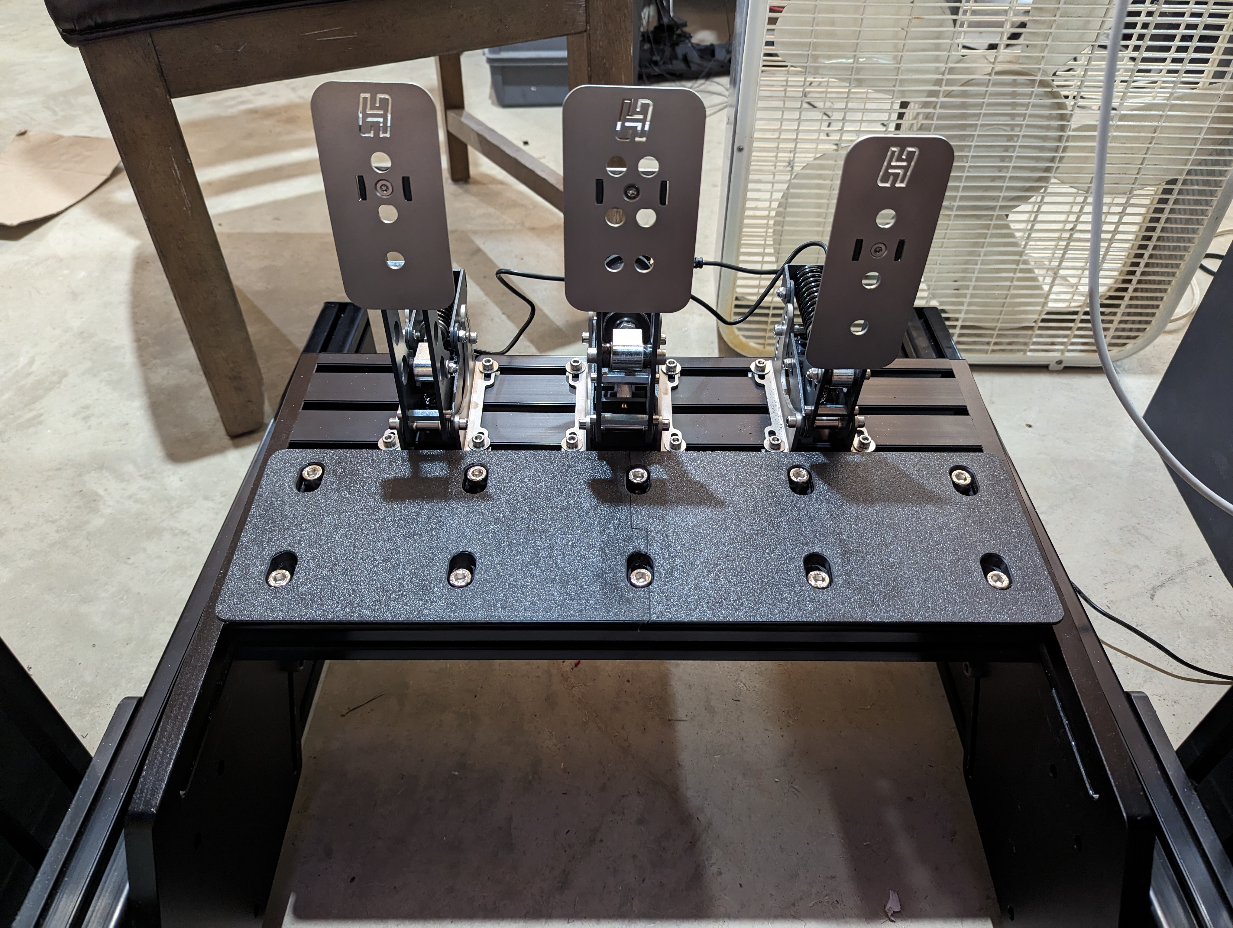 Sim Rig Heel Plate