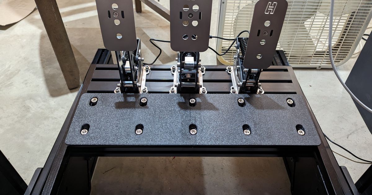 Sim Rig Heel Plate by Andrew Korman Download free STL model