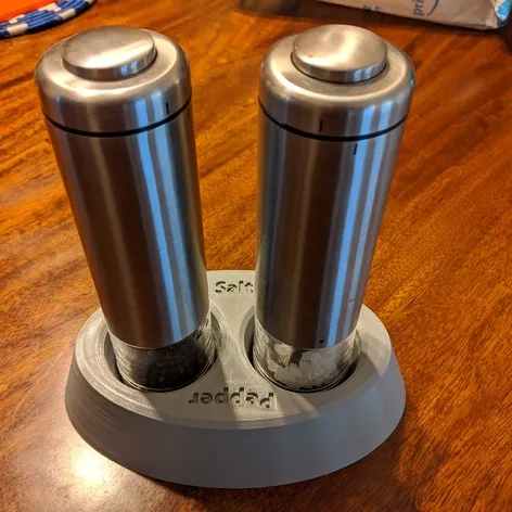 Costco Electric Salt and Pepper Ginder Holder by ScooterMAC, Download free  STL model