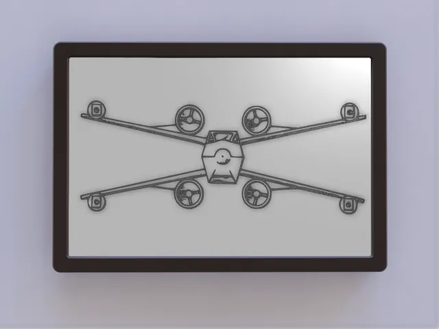 Star Wars X-wing Patent Art - Front