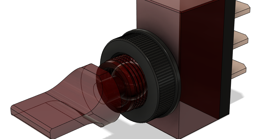 Automotive toggle switches by JForce | Download free STL model ...