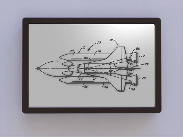 Space Shuttle Patent Art - Top