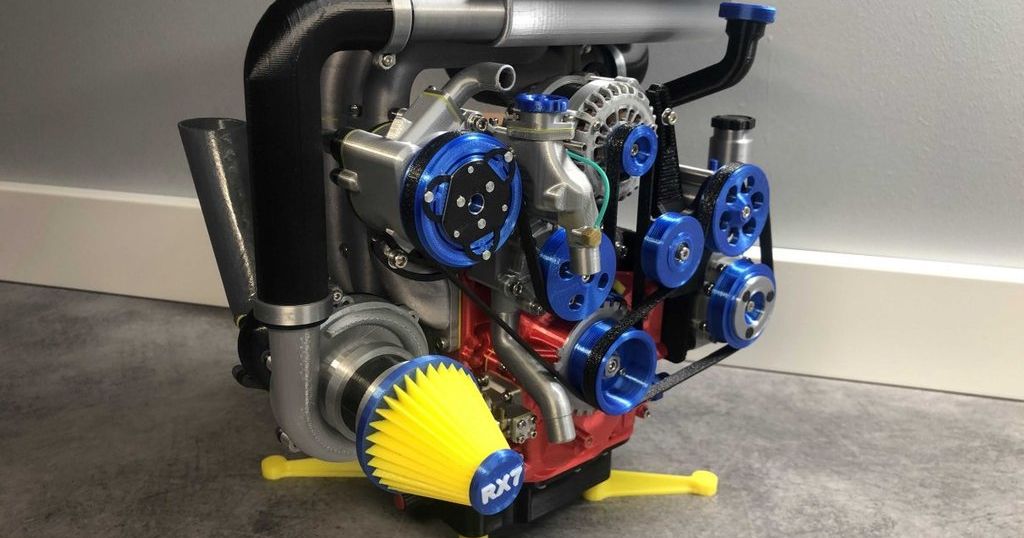 Mazda RX7 Wankel Rotary Engine 13BREW Remix by dancan13f Download