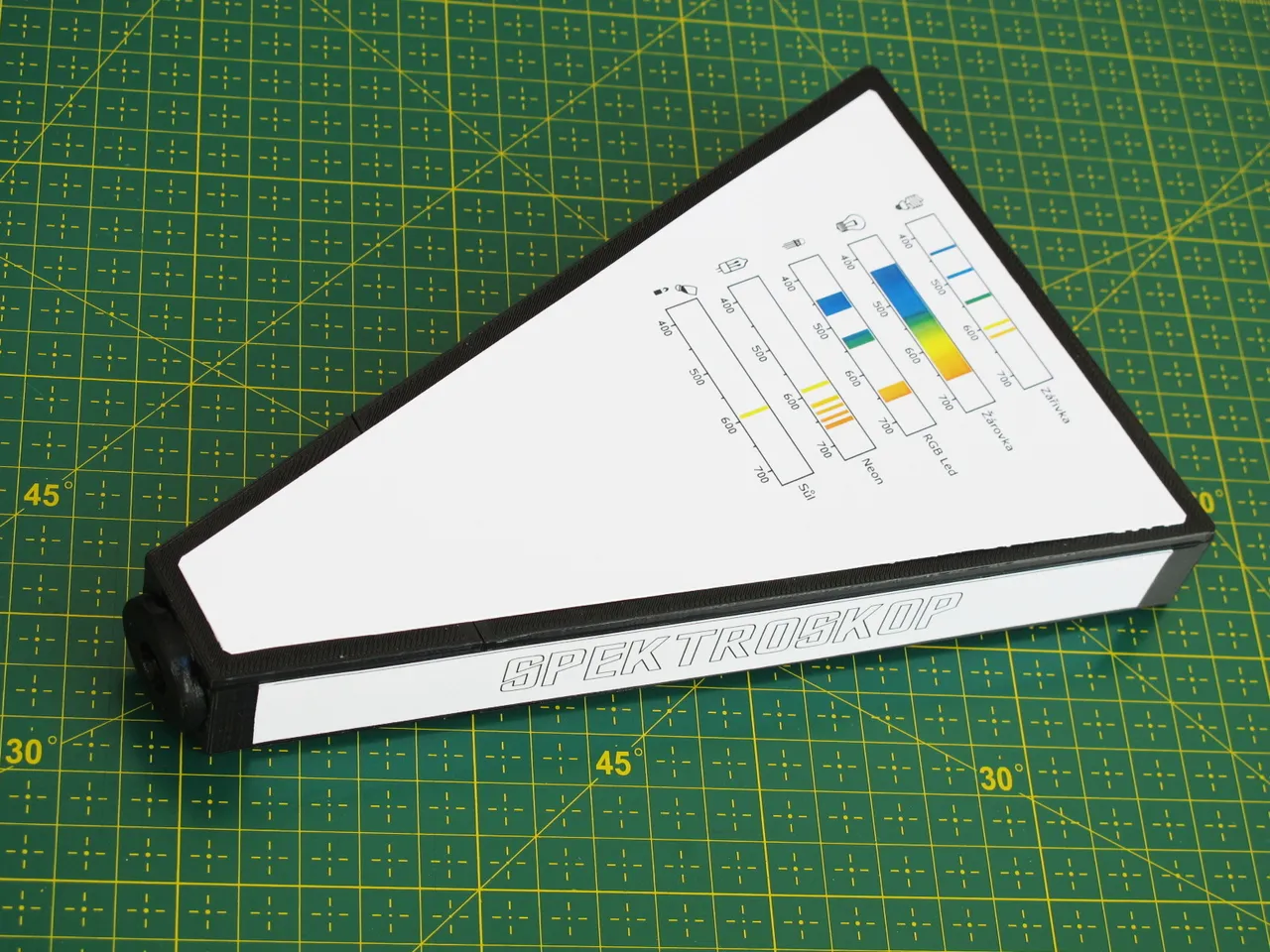 Spectroscope - decomposition of light and measurement of wavelength by Matej  Pašák, Education