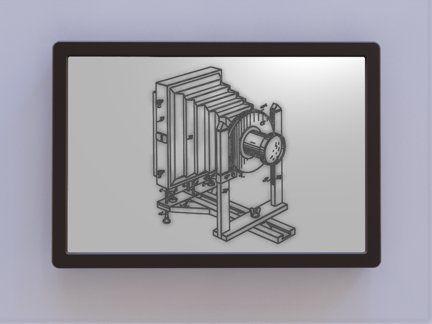Camera with Bellows Patent Art