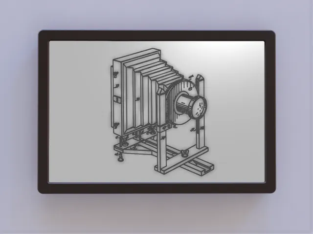 Camera with Bellows Patent Art