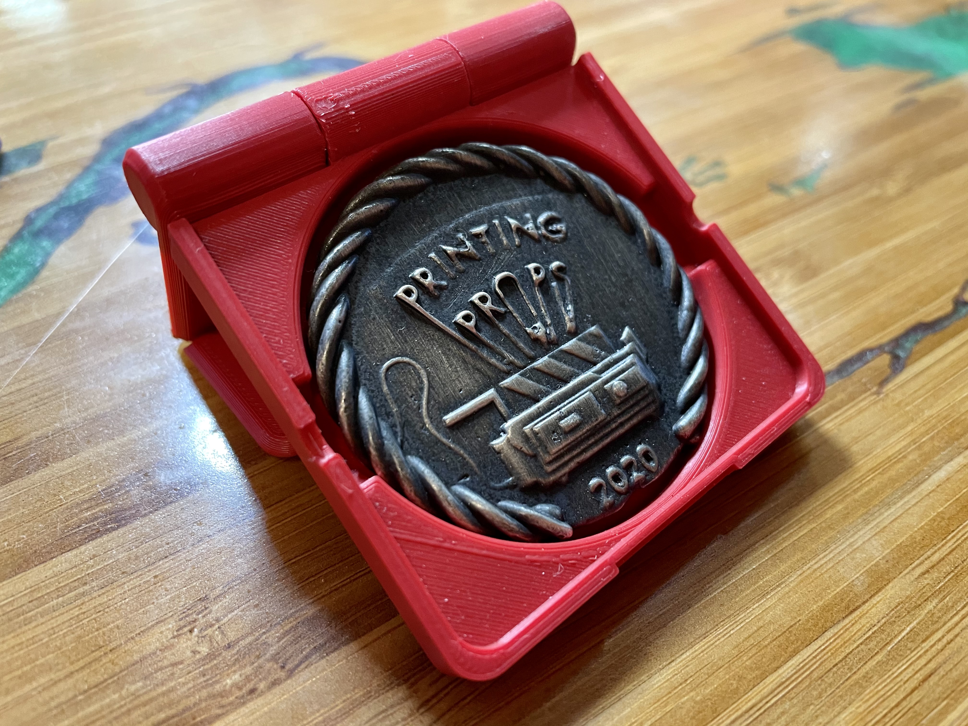 Challenge Coin Hinged Gift & Display Box