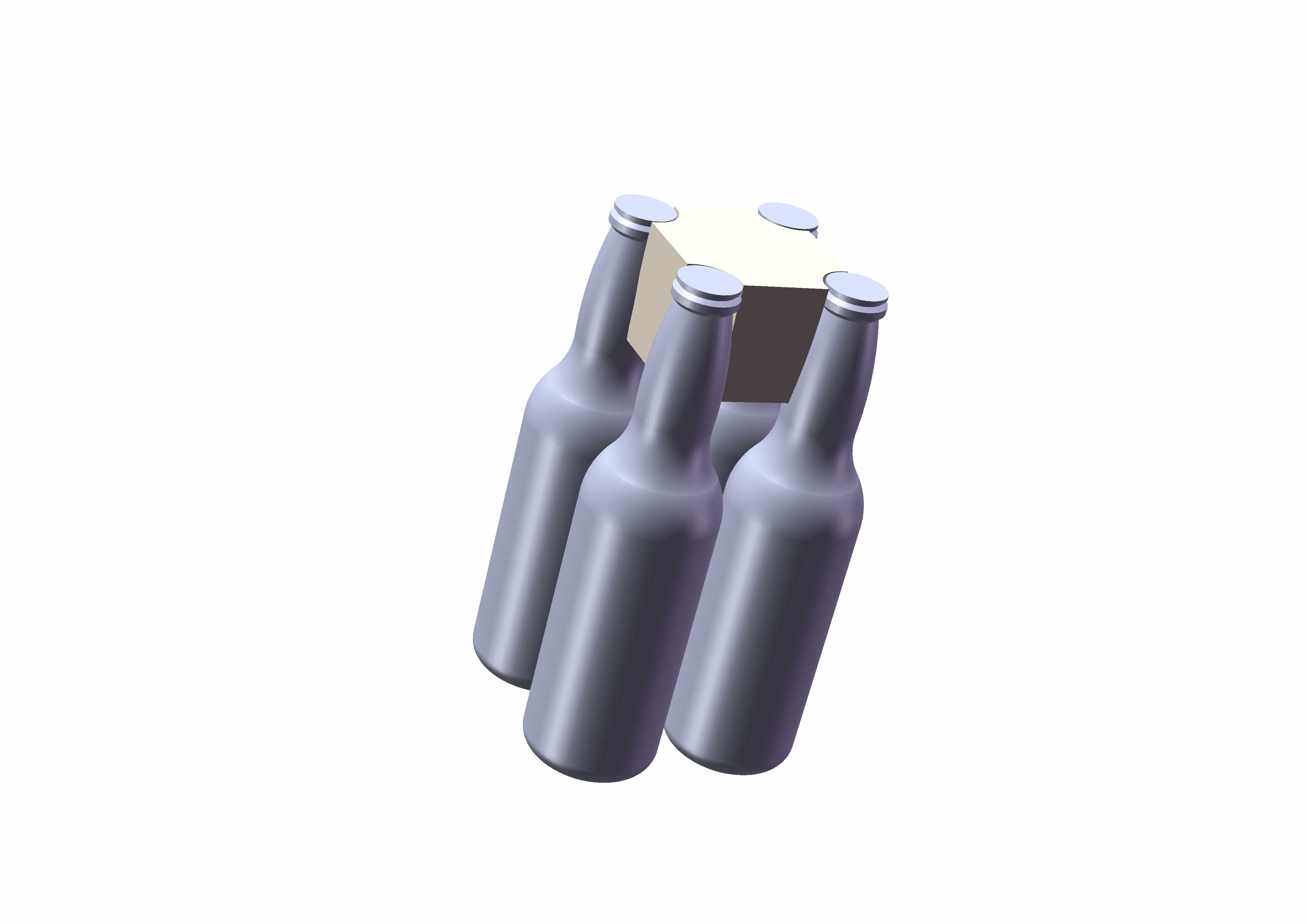 Beer chiller ice mold