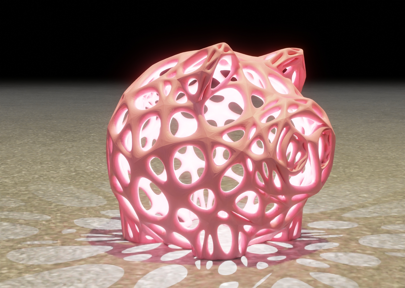 Voronoi Style Piggy