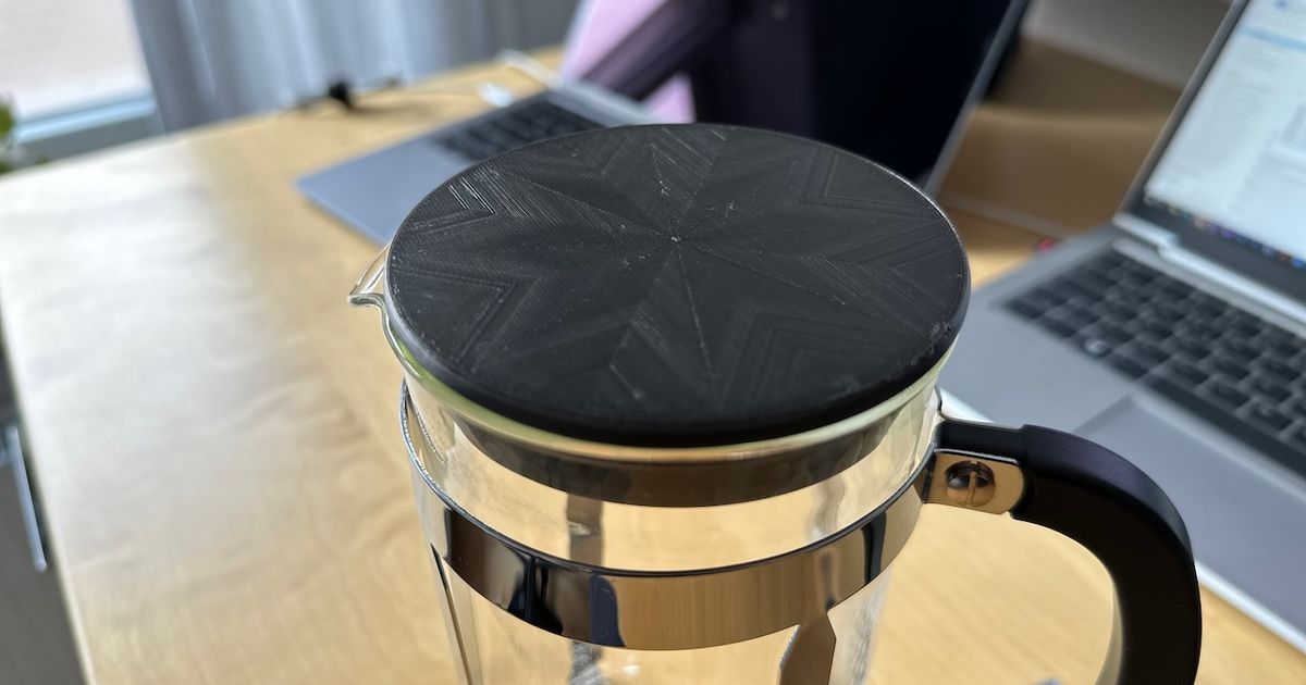 Bodum French Press Deckel by Demokan Download free STL model