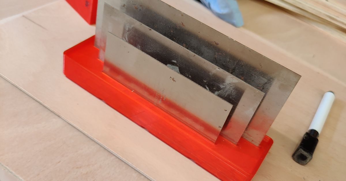 Gridfinity Card Scraper Holder by The_Stream_Box Download free STL