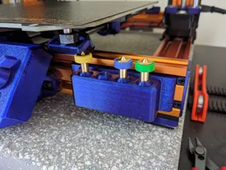 Revo Nozzle Holder for Prusa Bear (2,3+4 nozzle versions)