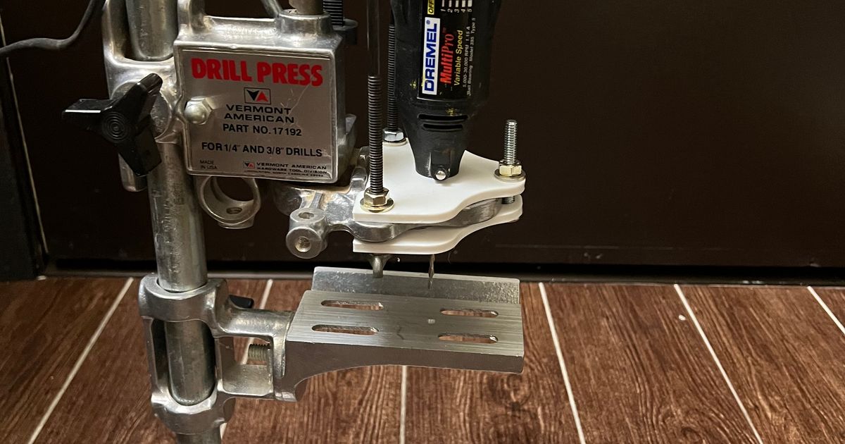 Dremel/Vermont American Drill Press Adaption Clamp by Tom Anderson (The Real NEO) Download