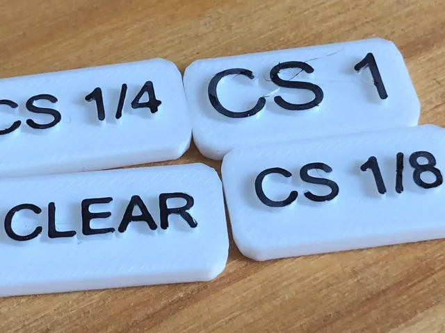 Mattebox Filter Tags for camera assistant