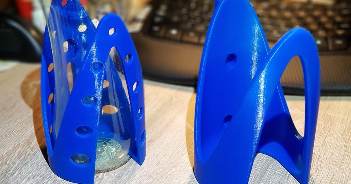 Bike Bottle Holder 80mm v1 and v2 by Osfald | Download free STL model ...