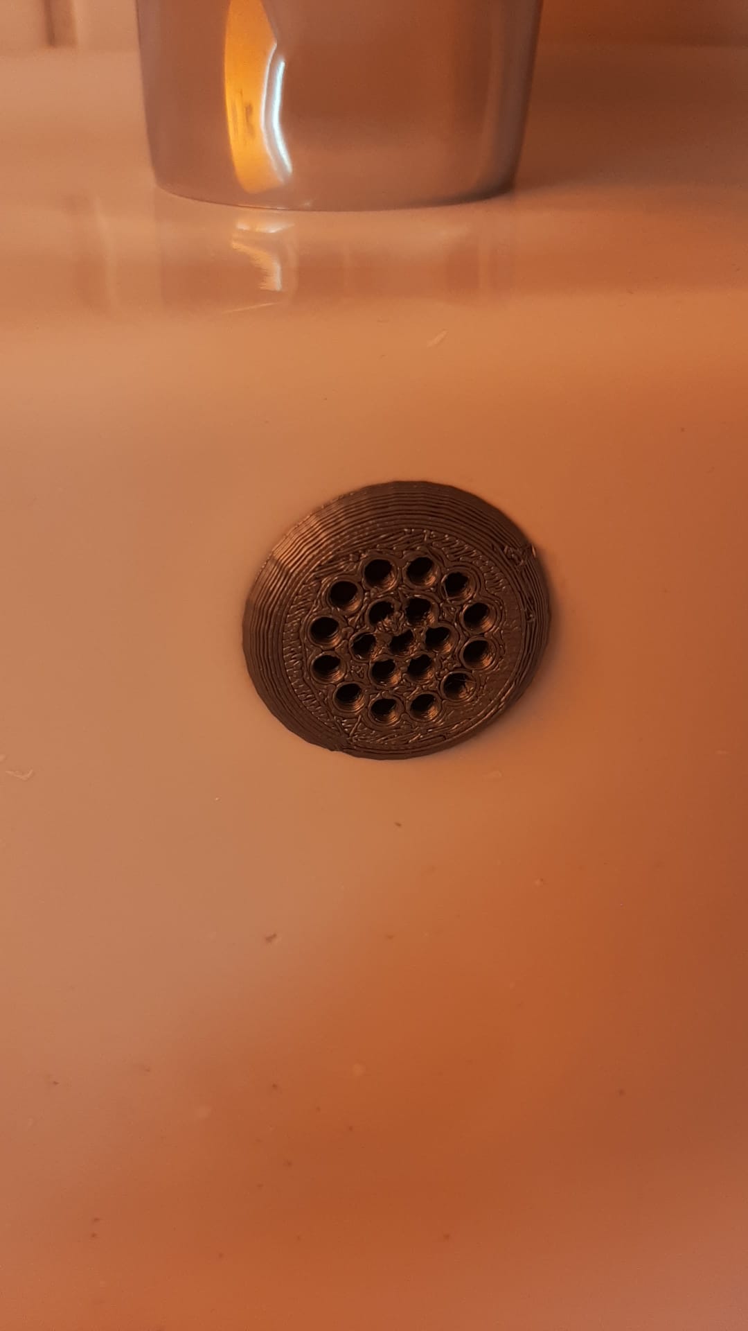 Sink Overflow Cover By Old Lady Download Free Stl Model