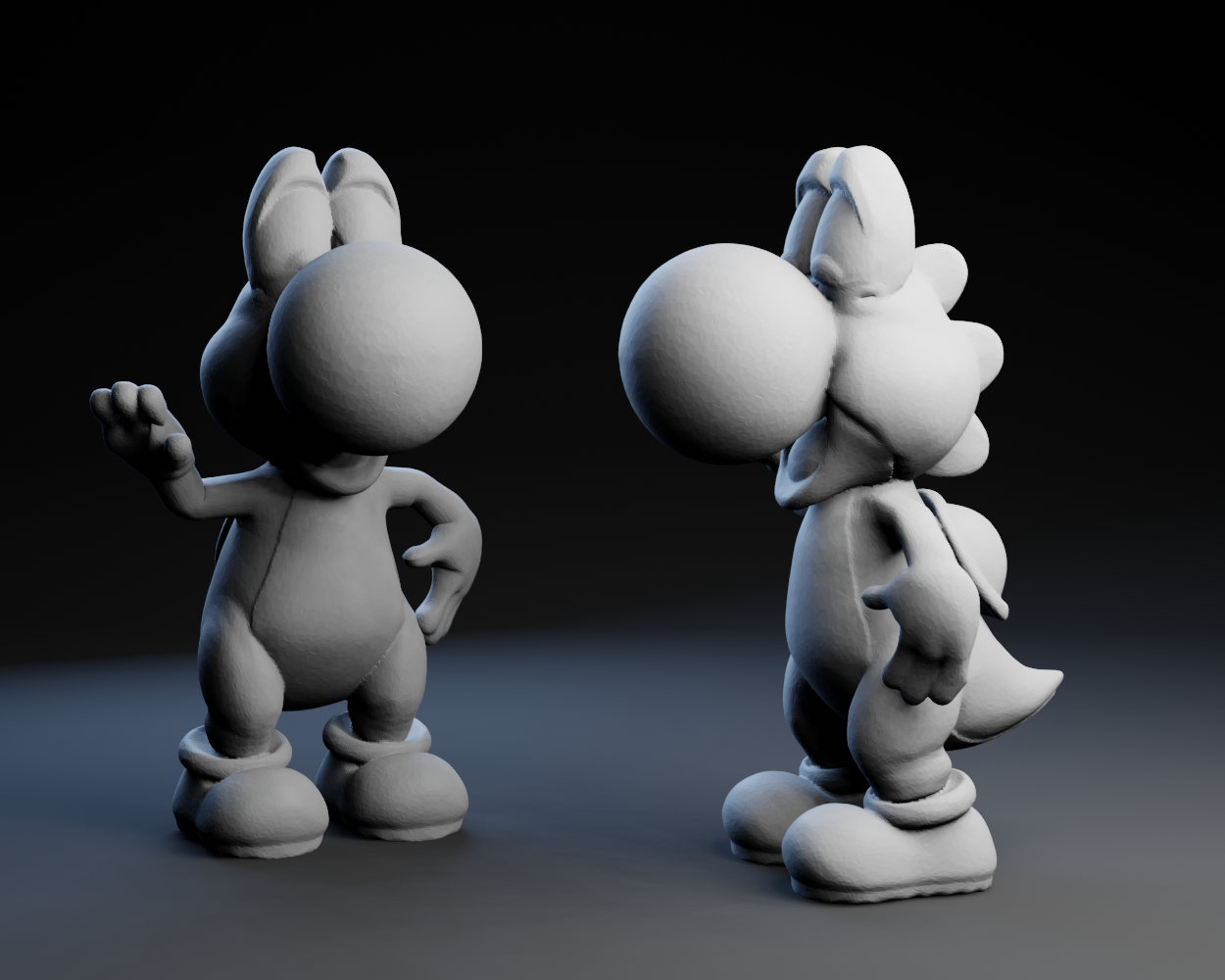Miniatura 2 do modelo 3D Yoshi And Egg