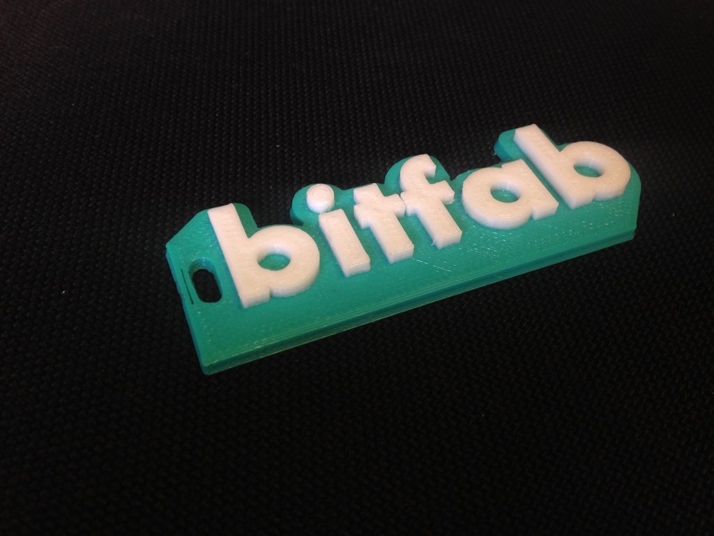 Bitfab multi color keychain by diegotrap | Download free STL model ...