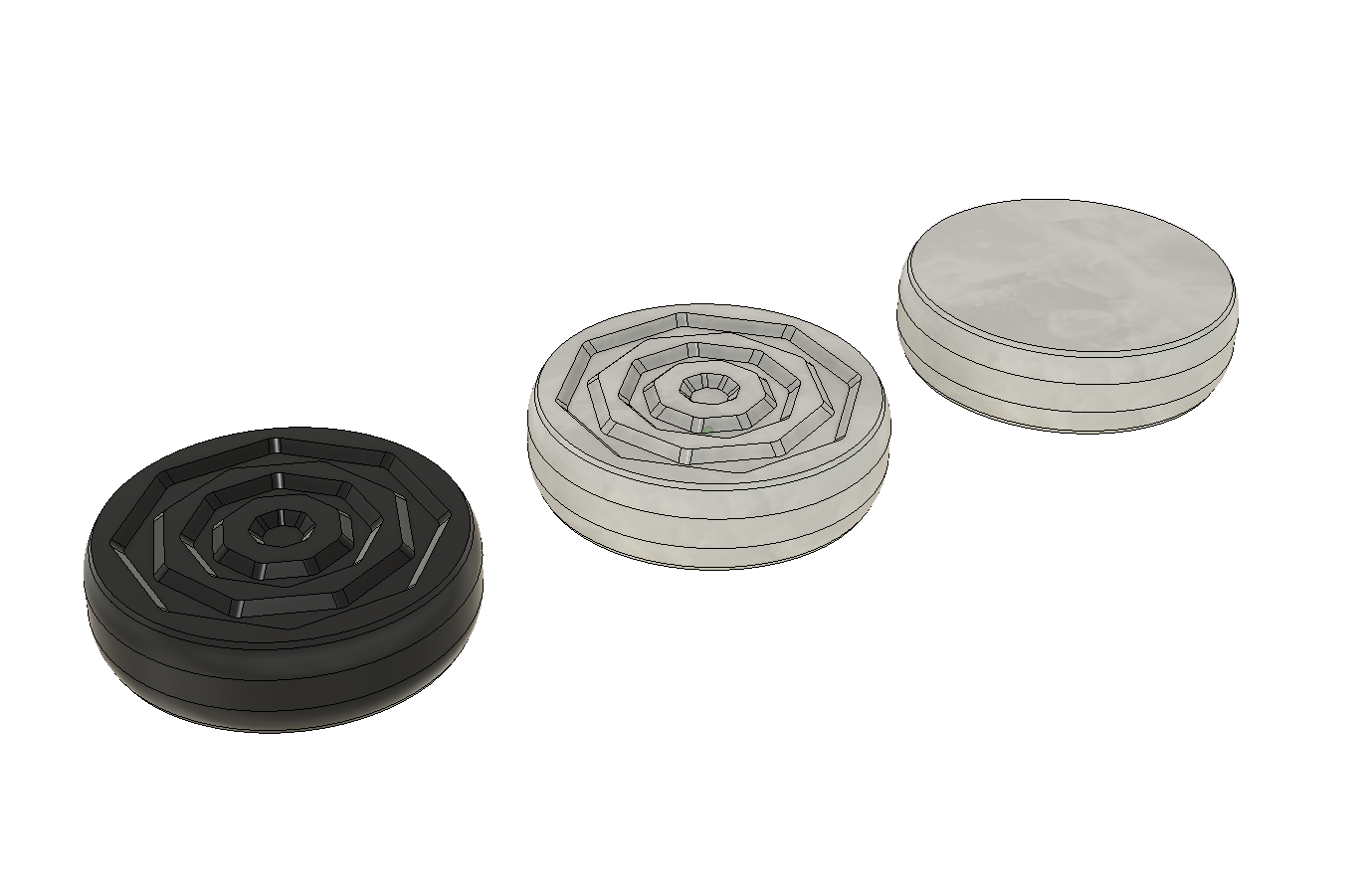 Miniatura 2 do modelo 3D Backgammon spare piece