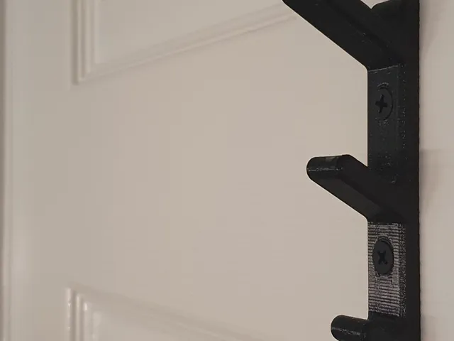Triple door/wall hook