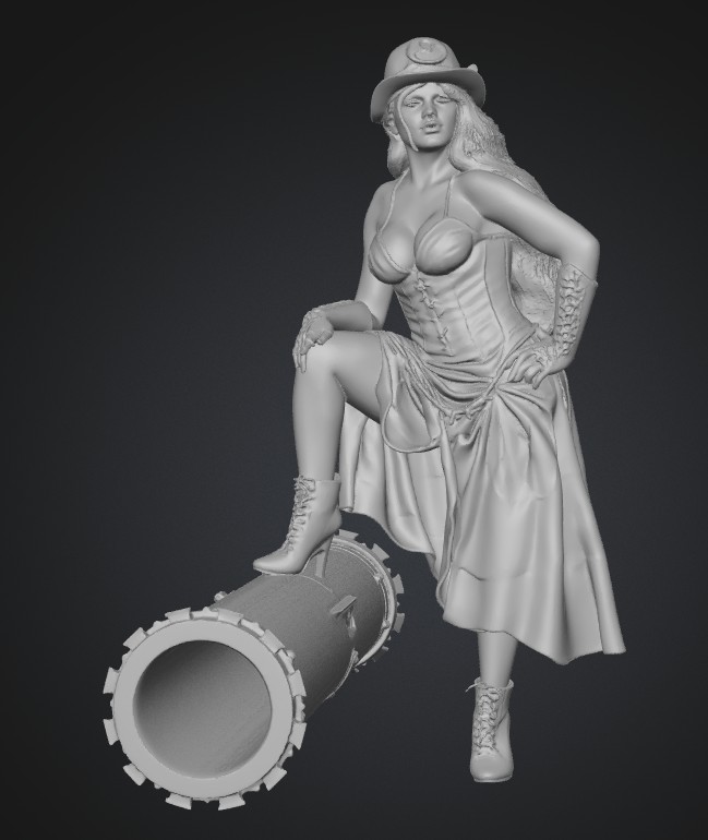 Steampunk lady
