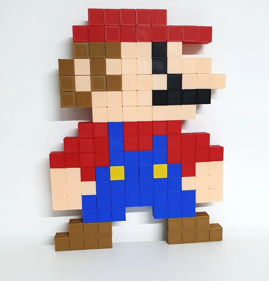 super mario pixel