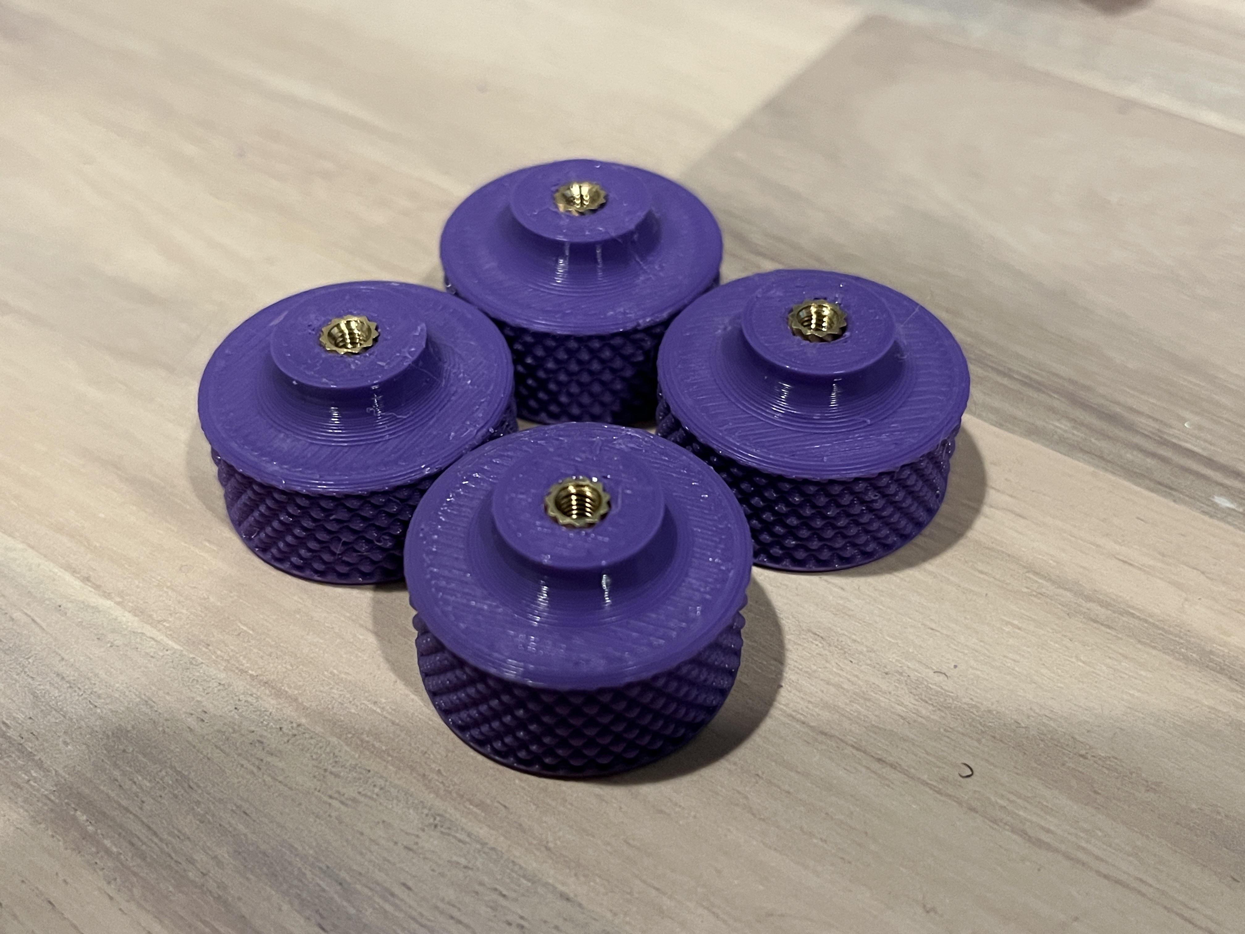 Small M3 Knurled Bed Leveling Knobs